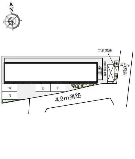 ★手数料０円★亀岡市篠町柏原　月極駐車場（LP）